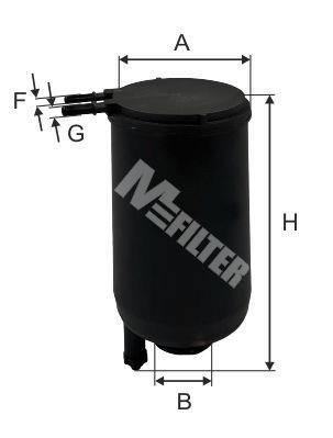 M-Filter DF 3588 Фільтр палива DF3588: Купити в Україні - Добра ціна на EXIST.UA!