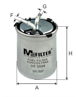 M-Filter DF 3594 Фільтр палива DF3594: Купити в Україні - Добра ціна на EXIST.UA!