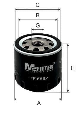 M-Filter TF 6562 Фільтр масляний TF6562: Купити в Україні - Добра ціна на EXIST.UA!