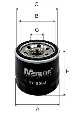 M-Filter TF 6563 Фільтр масляний TF6563: Приваблива ціна - Купити в Україні на EXIST.UA!