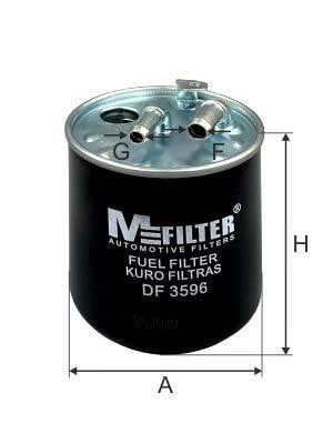 M-Filter DF 3596 Фільтр палива DF3596: Купити в Україні - Добра ціна на EXIST.UA!
