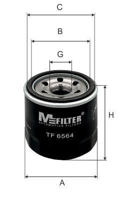 M-Filter TF 6564 Фільтр масляний TF6564: Купити в Україні - Добра ціна на EXIST.UA!