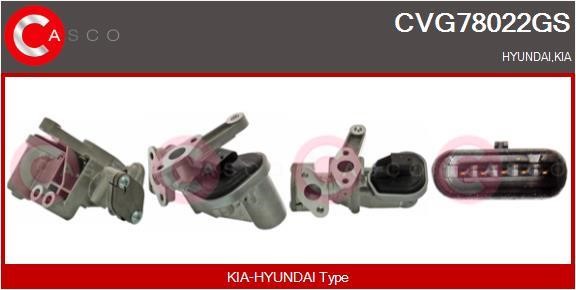 Casco CVG78022GS Клапан рециркуляції відпрацьованих газів EGR CVG78022GS: Купити в Україні - Добра ціна на EXIST.UA!