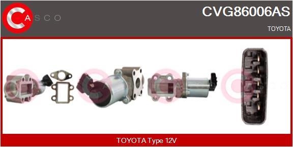 Casco CVG86006AS Клапан рециркуляції відпрацьованих газів EGR CVG86006AS: Купити в Україні - Добра ціна на EXIST.UA!