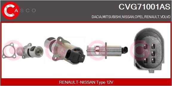 Casco CVG71001AS Клапан рециркуляції відпрацьованих газів EGR CVG71001AS: Купити в Україні - Добра ціна на EXIST.UA!