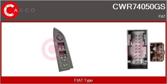 Casco CWR74050GS Кнопка склопідіймача CWR74050GS: Купити в Україні - Добра ціна на EXIST.UA!