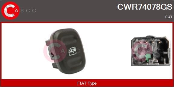 Casco CWR74078GS Кнопка склопідіймача CWR74078GS: Купити в Україні - Добра ціна на EXIST.UA!