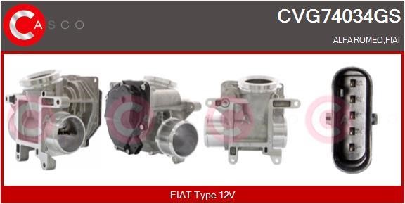 Casco CVG74034GS Клапан рециркуляції відпрацьованих газів EGR CVG74034GS: Приваблива ціна - Купити в Україні на EXIST.UA!