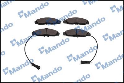 Mando MPD17 Гальмівні колодки передні, комплект MPD17: Купити в Україні - Добра ціна на EXIST.UA!
