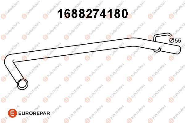 Eurorepar 1688274180 Вихлопна труба 1688274180: Купити в Україні - Добра ціна на EXIST.UA!