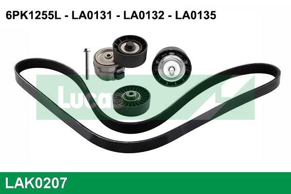 Lucas diesel LAK0207 Комплект ременя генератора LAK0207: Купити в Україні - Добра ціна на EXIST.UA!
