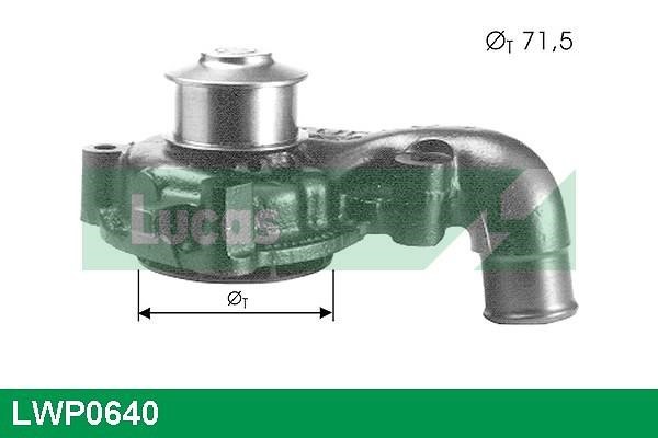 Lucas diesel LWP0640 Помпа водяна LWP0640: Купити в Україні - Добра ціна на EXIST.UA!
