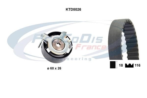 Procodis France KTD5026 Комплект зубчастих ременів KTD5026: Приваблива ціна - Купити в Україні на EXIST.UA!