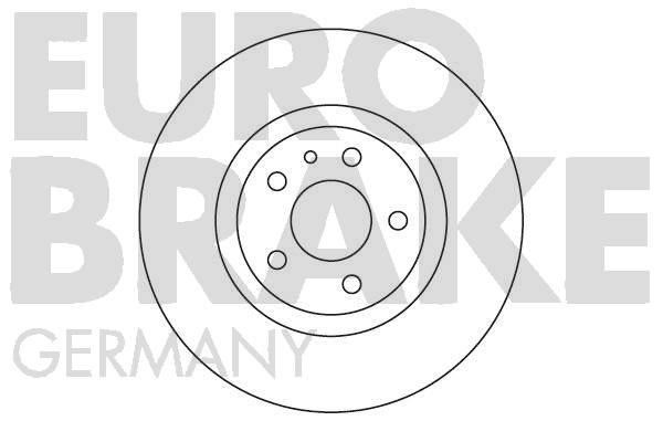 Eurobrake 5815201014 Диск гальмівний передній вентильований 5815201014: Купити в Україні - Добра ціна на EXIST.UA!