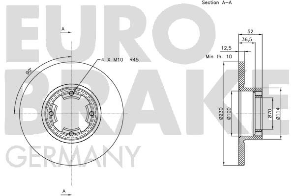 Купити Eurobrake 5815204401 за низькою ціною в Україні!