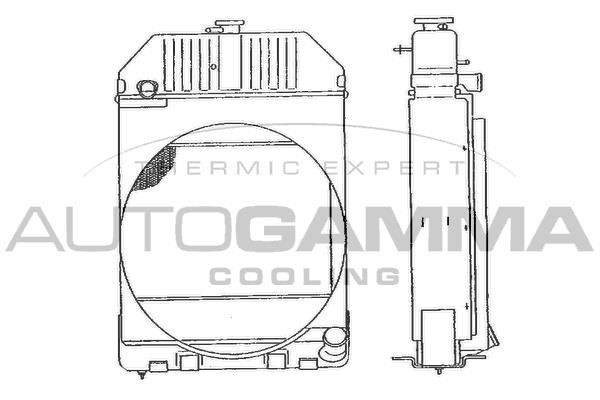 Autogamma 403994 Радіатор, система охолодження двигуна 403994: Купити в Україні - Добра ціна на EXIST.UA!