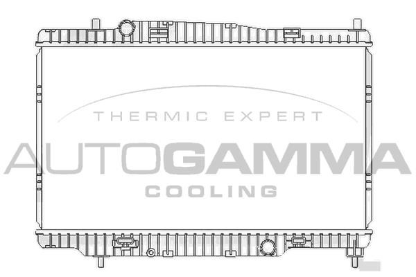Autogamma 107763 Радіатор, система охолодження двигуна 107763: Купити в Україні - Добра ціна на EXIST.UA!