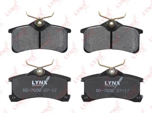 LYNXauto BD-7608 Гальмівні колодки задні, комплект BD7608: Купити в Україні - Добра ціна на EXIST.UA!