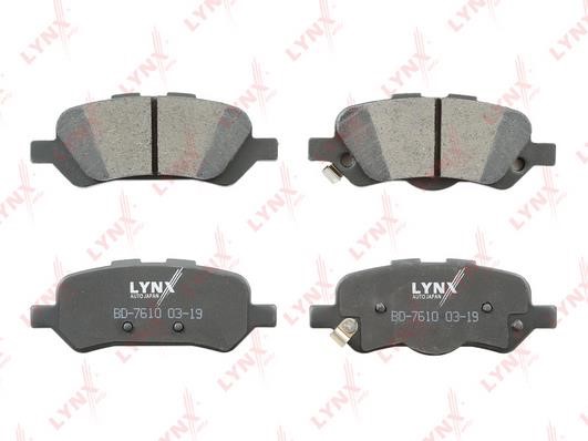 LYNXauto BD-7610 Гальмівні колодки задні, комплект BD7610: Купити в Україні - Добра ціна на EXIST.UA!