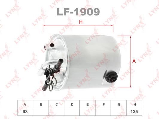 LYNXauto LF-1909 Фільтр палива LF1909: Купити в Україні - Добра ціна на EXIST.UA!
