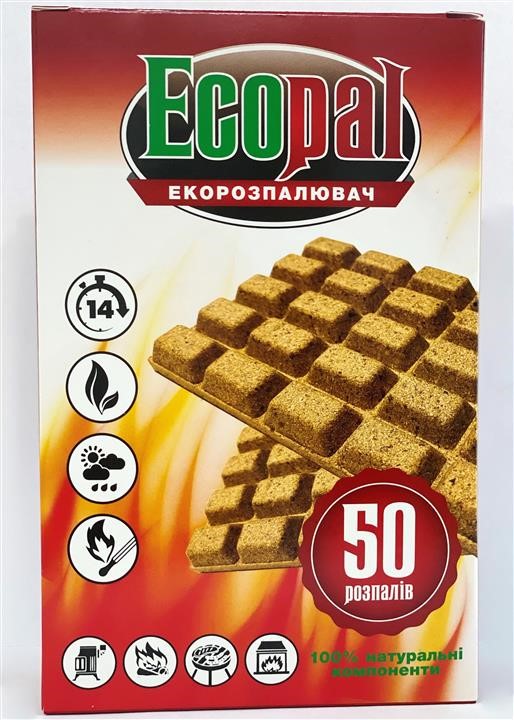 Екопал 4820200840109 Розпалювач "Екопал - 50" 4820200840109: Купити в Україні - Добра ціна на EXIST.UA!
