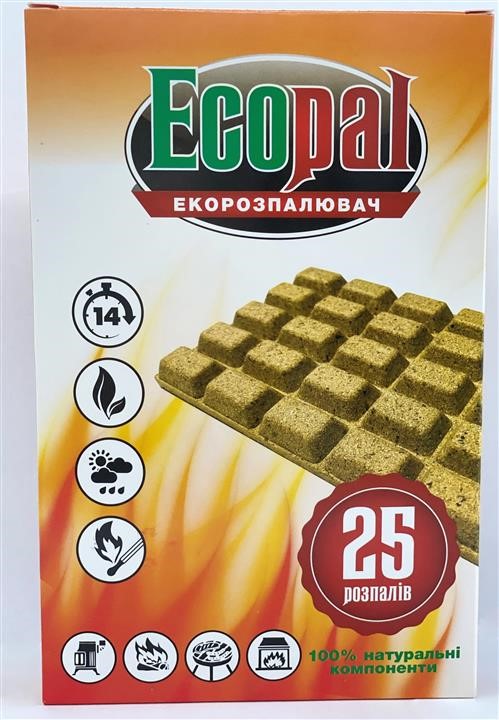 Екопал 4820200840093 Розпалювач "Екопал - 25" 4820200840093: Купити в Україні - Добра ціна на EXIST.UA!