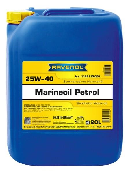 Ravenol 1162115-020-01-999 Моторна олива Ravenol Marineoil Petrol Synthetic 25W-40, 20л 116211502001999: Купити в Україні - Добра ціна на EXIST.UA!