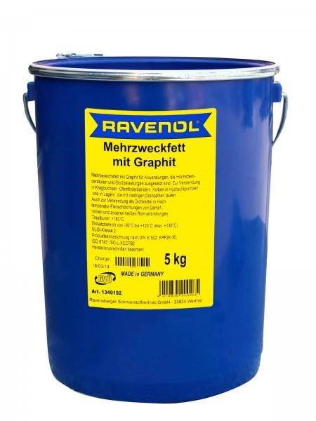 Ravenol 1340102-005-03-000 Мастило універсальне графітове RAVENOL MEHRZWECKFETT MIT GRAPHIT, 5кг 134010200503000: Купити в Україні - Добра ціна на EXIST.UA!