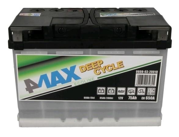 4max 0608-03-2001Q Акумулятор 4max Ecoline Deep Cycle 12В 75Ач 650А(EN) R+ 0608032001Q: Купити в Україні - Добра ціна на EXIST.UA!