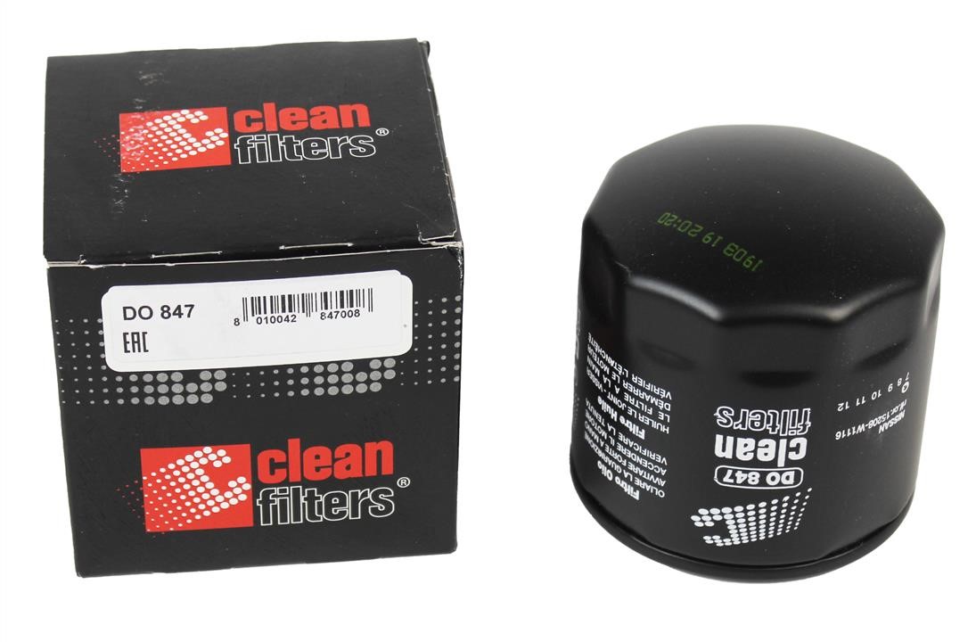 Clean filters DO 847 Фільтр масляний DO847: Купити в Україні - Добра ціна на EXIST.UA!
