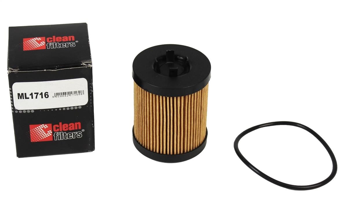 Clean filters ML1716 Фільтр масляний ML1716: Купити в Україні - Добра ціна на EXIST.UA!