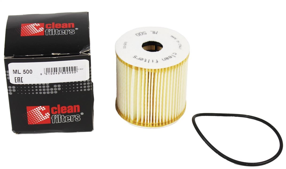 Clean filters ML 500 Фільтр масляний ML500: Купити в Україні - Добра ціна на EXIST.UA!