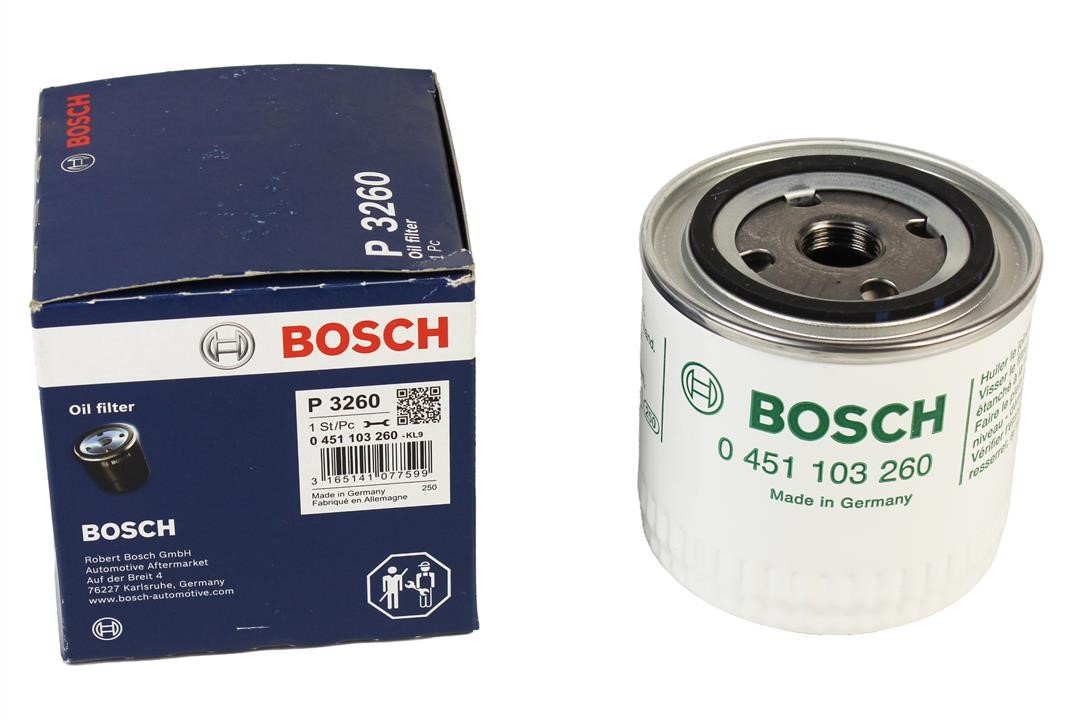Фільтр масляний Bosch 0 451 103 260