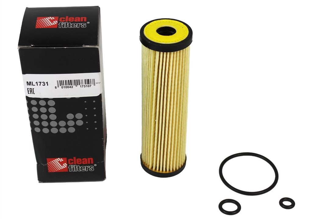 Clean filters ML1731 Фільтр масляний ML1731: Купити в Україні - Добра ціна на EXIST.UA!