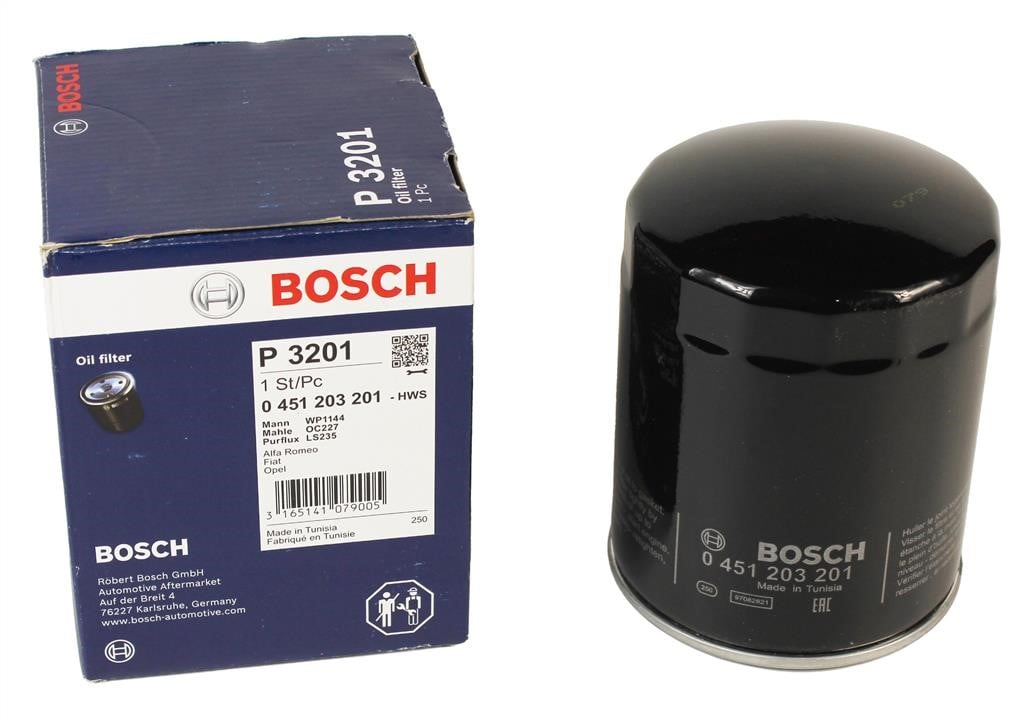 Фільтр масляний Bosch 0 451 203 201