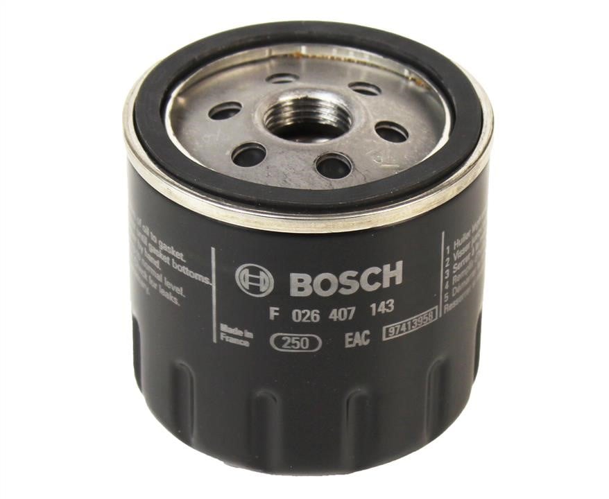 Bosch F 026 407 143 Фільтр масляний F026407143: Приваблива ціна - Купити в Україні на EXIST.UA!