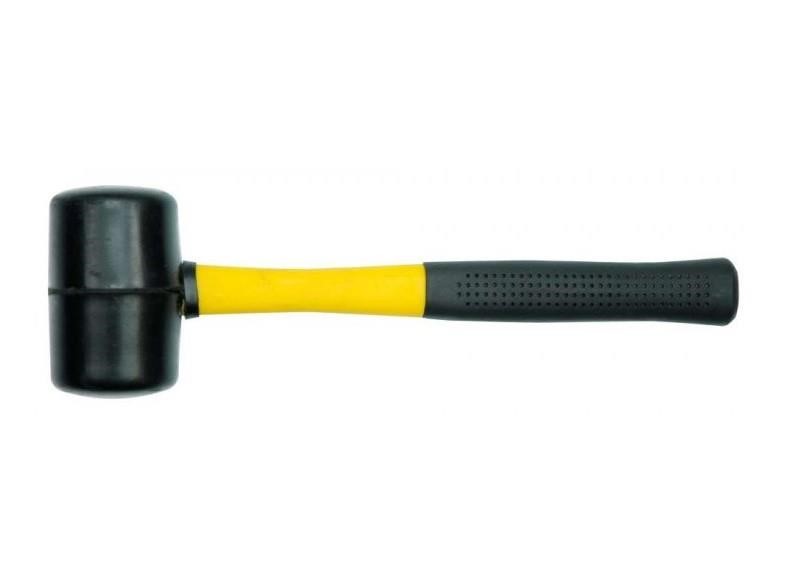 Vorel 33925 Молоток гумовий із склопластиковою ручкою, 76 мм 33925: Купити в Україні - Добра ціна на EXIST.UA!