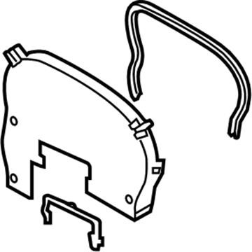 25192572 General Motors Крышка двигателя передняя