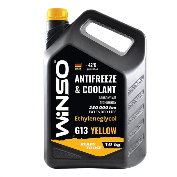 Winso 881060 Антифриз WINSO ANTIFREEZE & COOLANT G13 жовтий, готовий до застосування -42C, 10кг 881060: Купити в Україні - Добра ціна на EXIST.UA!