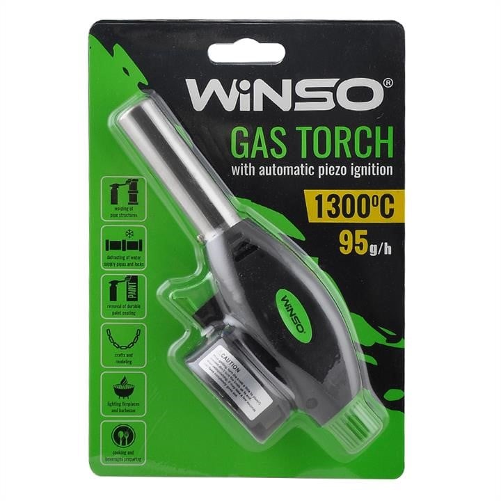 Winso 260220 Пальник газовий з автоматичним п'єзопідпалом WINSO 260220: Купити в Україні - Добра ціна на EXIST.UA!