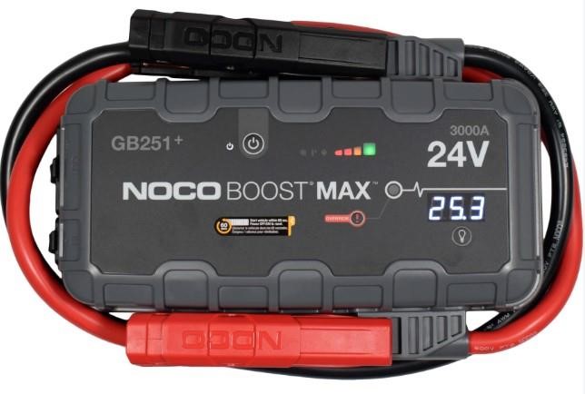 Noco GB251+ Пусковий пристрій NOCO BOOST MAX GB251+ 24V 3000A, UltraSafe Lithium, USB Power Bank (32л+ бензин/дизель) GB251: Купити в Україні - Добра ціна на EXIST.UA!