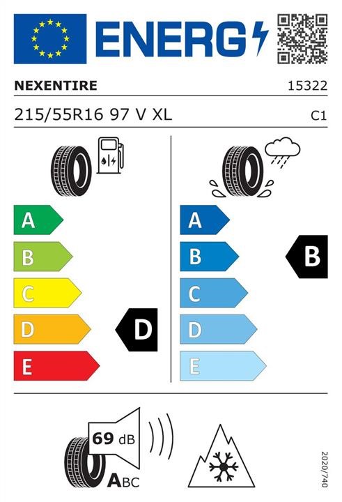 Nexen Шина Легкова Всесезона Nexen N&#39;Blue 4 Season 215&#x2F;55 R16 97V XL – ціна