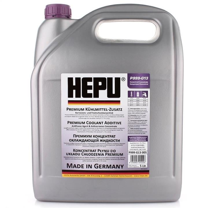 Hepu P999-G13-005 Антифриз HEPU G13 фиолетовый, концентрат, 5л P999G13005: Купить в Украине - Отличная цена на EXIST.UA!