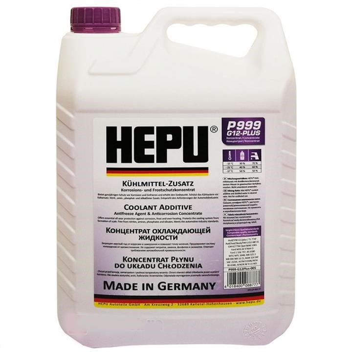 Hepu P999-G12PLUS-005 Антифриз Hepu G12+ фиолетовый, концентрат, 5л P999G12PLUS005: Купить в Украине - Отличная цена на EXIST.UA!