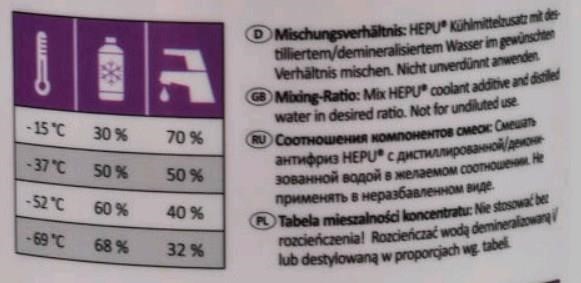 Антифриз Hepu G12+ фіолетовий, концентрат, 20л Hepu P999-12P-020