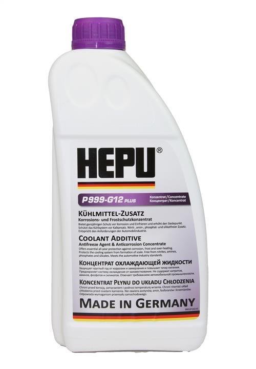 Hepu Антифриз HEPU G12+ фіолетовий, концентрат, 1,5л – ціна 372 UAH
