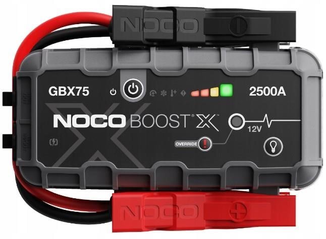 Noco GBX75 Пусковий пристрій NOCO BOOST X GBX75 12V 2500А, UltraSafe Lithium, USB Power Bank (8,5 л бензин/6,5 л дизель) GBX75: Купити в Україні - Добра ціна на EXIST.UA!