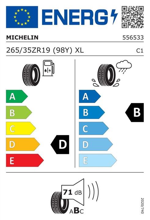 Michelin Шина Легкова Літня Michelin Pilot Super Sport 265&#x2F;35 R19 98Y – ціна 17907 UAH