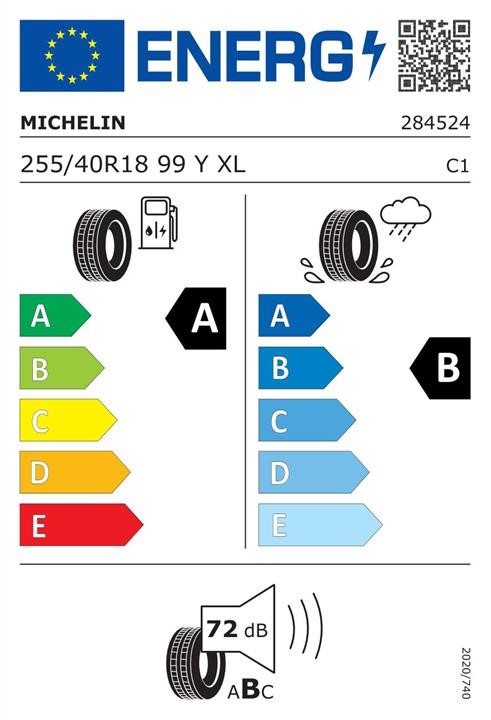Шина Легкова Літня Michelin Pilot Sport 4 255&#x2F;40 R18 99Y XL Michelin 792796