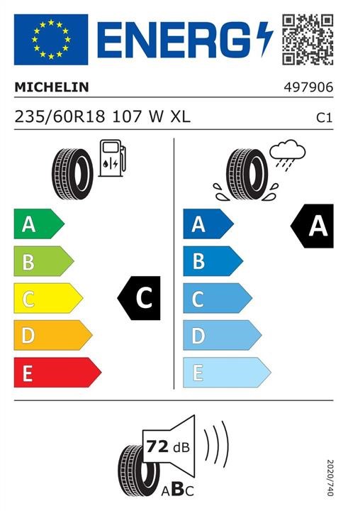 Шина Легкова Літня MICHELIN Pilot Sport 4 SUV 235&#x2F;60 R18 107W XL Michelin T25Y07R190081